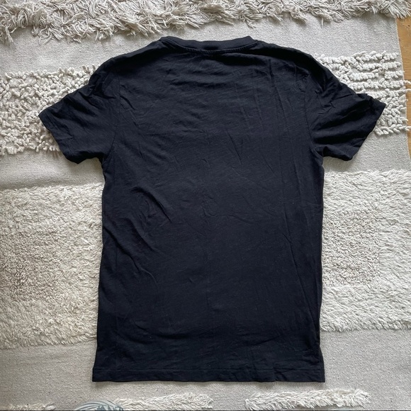 SCOTCH & SODA BLACK EMBROIDERED TEE  - XS - Picture 8 of 9